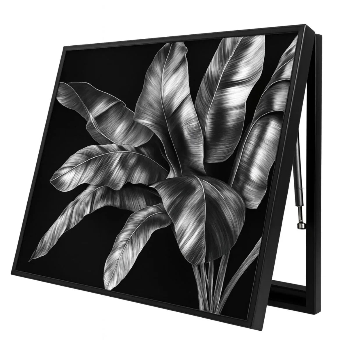 Capac tablou pentru contor electric, Naimeed D7257, mascare tablou electric, design modern si elegant, 30x40x4 cm, rama neagra