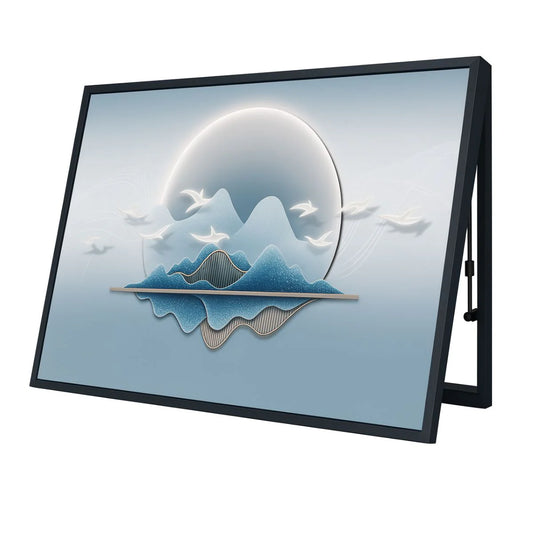 Capac tablou pentru contor electric, Naimeed D7270, mascare tablou electric, design modern si elegant, 40x50x4cm, rama neagra