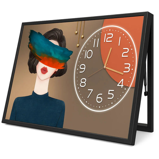 Capac tablou pentru contor electric, Naimeed D7274, mascare tablou electric, design modern si elegant, 40x50x4cm, rama neagra