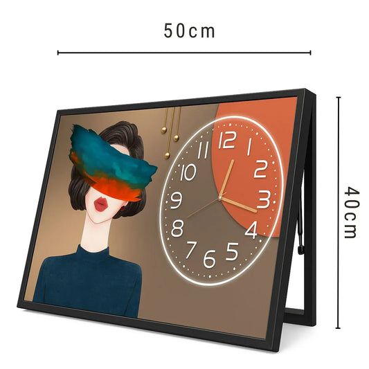 Capac tablou pentru contor electric, Naimeed D7274, mascare tablou electric, design modern si elegant, 40x50x4cm, rama neagra