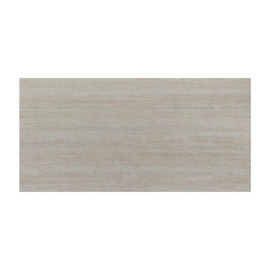 Set 16 panouri decorative din praf de piatra, Naimeed D7307, ignifuge, strat protector ceramic, rezistente la razele UV, 120x60x0.2 cm, bej travertin