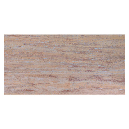 Panou decorativ din praf de piatra, Naimeed D7309, flexibil, ignifug, strat protector ceramic, rezistent la razele UV, 120x60x0.2 cm, bej ruginiu