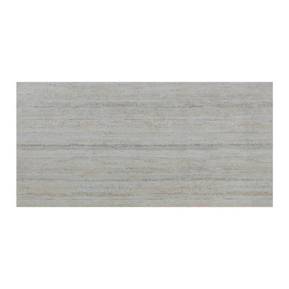 Panou decorativ din praf de piatra, Naimeed D7310, flexibil, ignifug, strat protector ceramic, rezistent la razele UV, 120x60x0.2 cm, alb bejuit