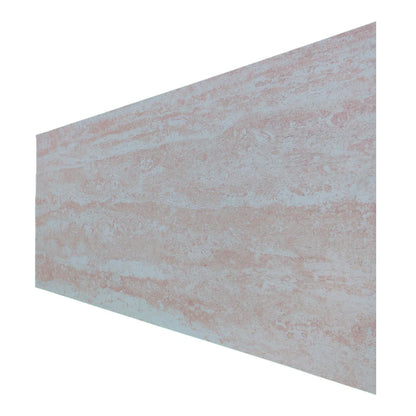 Set 16 panouri decorative din praf de piatra, Naimeed D7311, ignifuge, strat protector ceramic, rezistente la razele UV, 120x60x0.2 cm, bej rozaliu