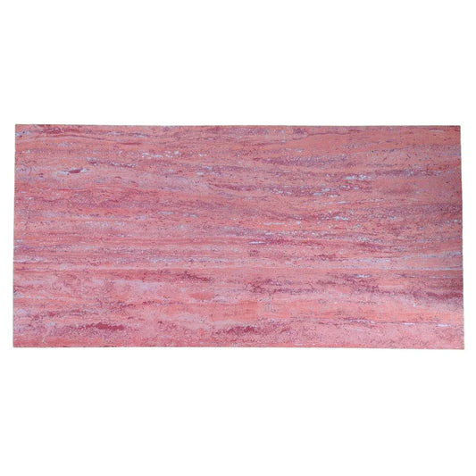 Set 16 panouri decorative din praf de piatra, Naimeed D7313, ignifuge, strat protector ceramic, rezistente la razele UV, 120x60x0.2 cm, coral