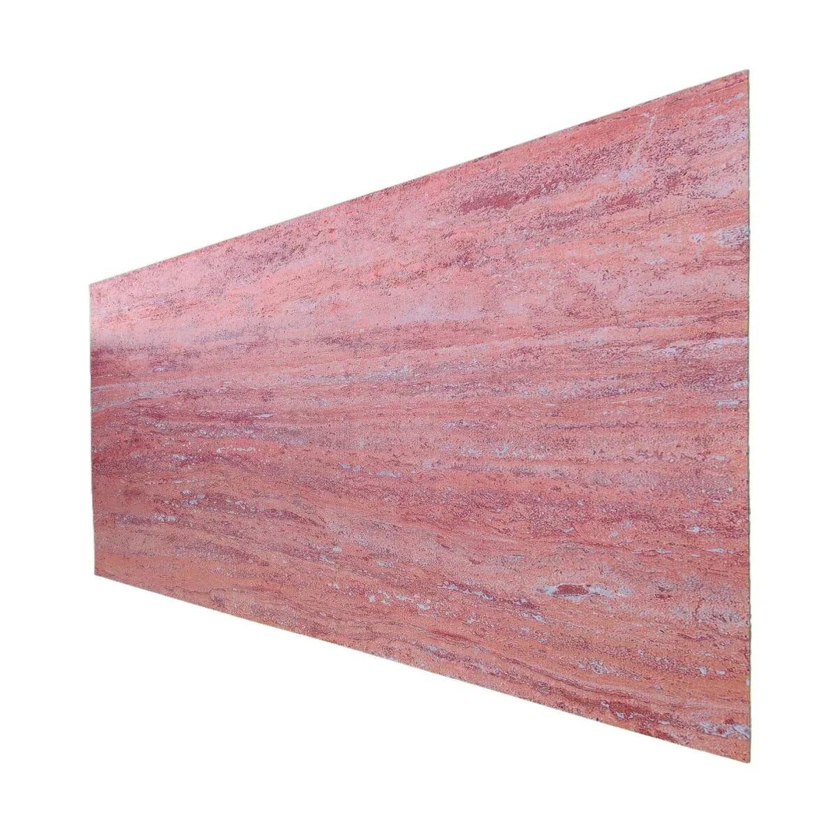 Set 16 panouri decorative din praf de piatra, Naimeed D7313, ignifuge, strat protector ceramic, rezistente la razele UV, 120x60x0.2 cm, coral