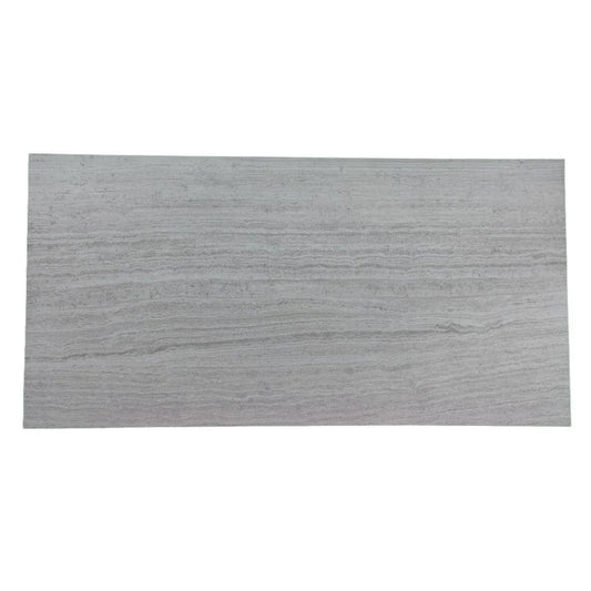 Set 16 panouri decorative din praf de piatra, Naimeed D7314, ignifuge, strat protector ceramic, rezistente la razele UV, 120x60x0.2 cm, cenusiu