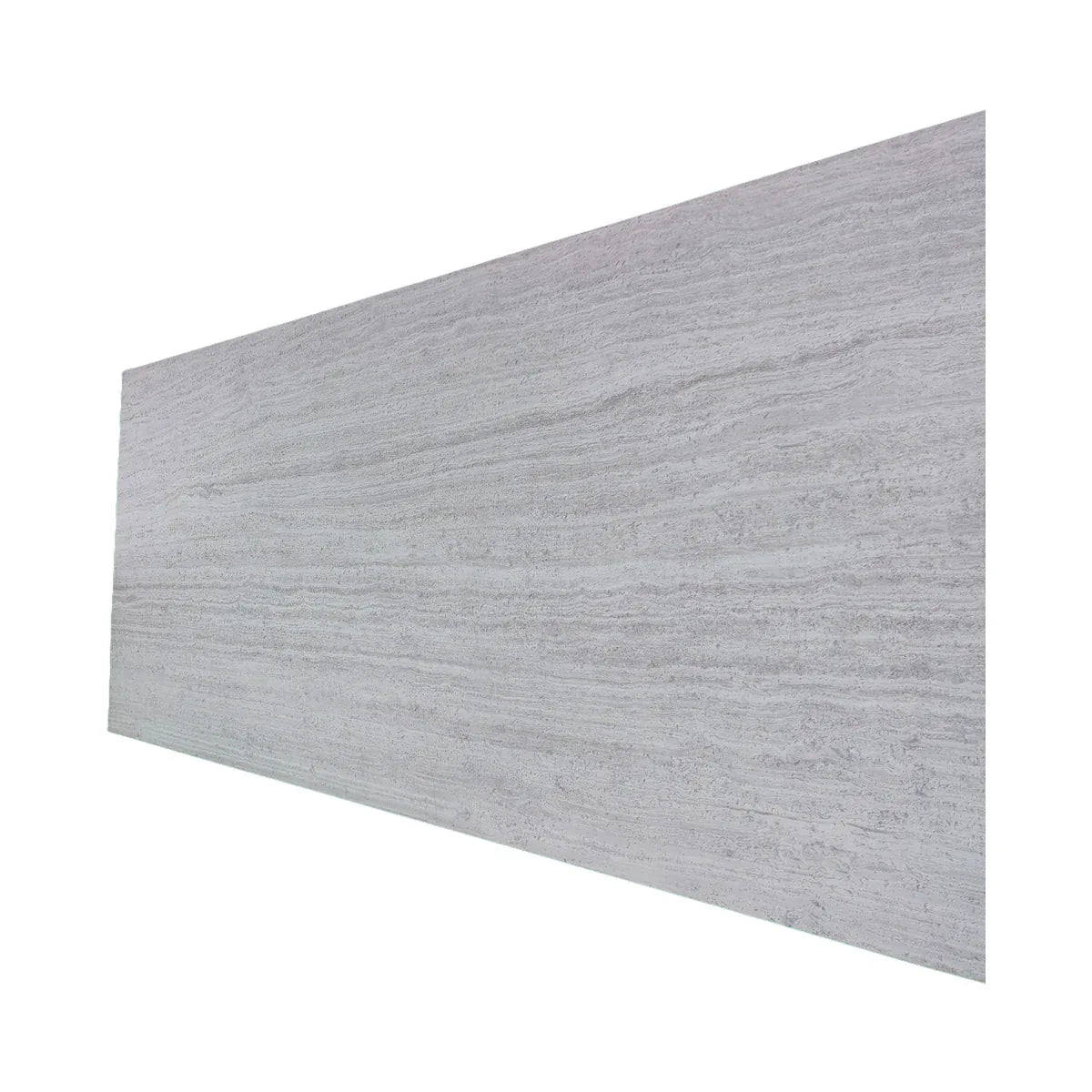 Panou decorativ din praf de piatra, Naimeed D7315, flexibil, ignifuge, strat protector ceramic, rezistente la razele UV, 120x60x0.2 cm, cenusiu pal