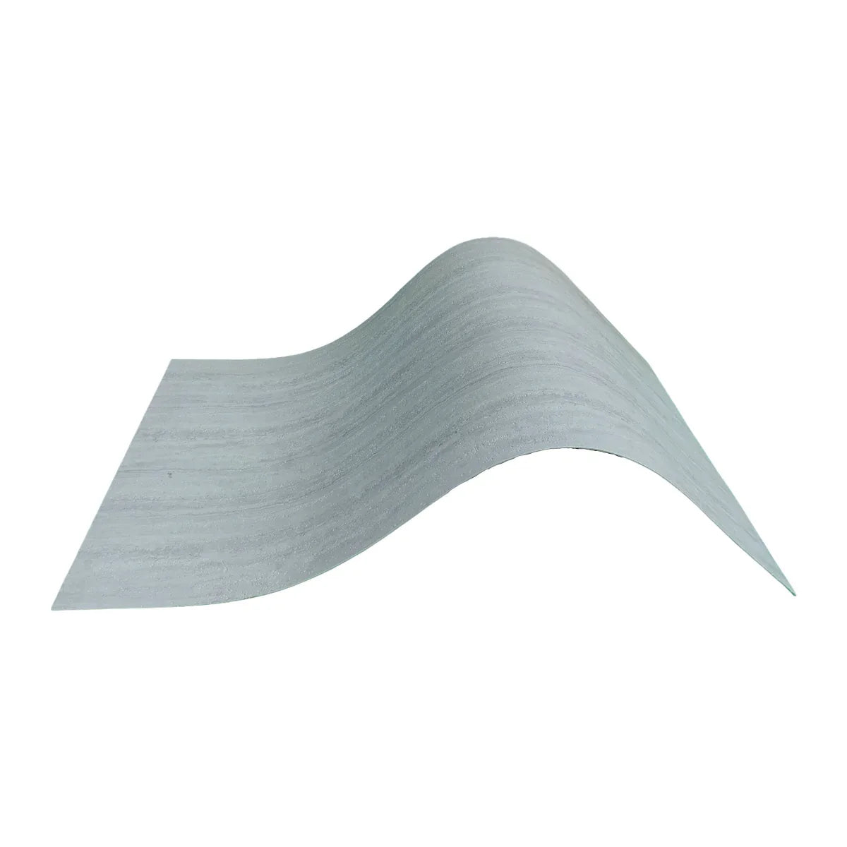 Set 16 panouri decorative din praf de piatra, Naimeed D7315, ignifuge, strat protector ceramic, rezistente la razele UV, 120x60x0.2 cm, cenusiu pal