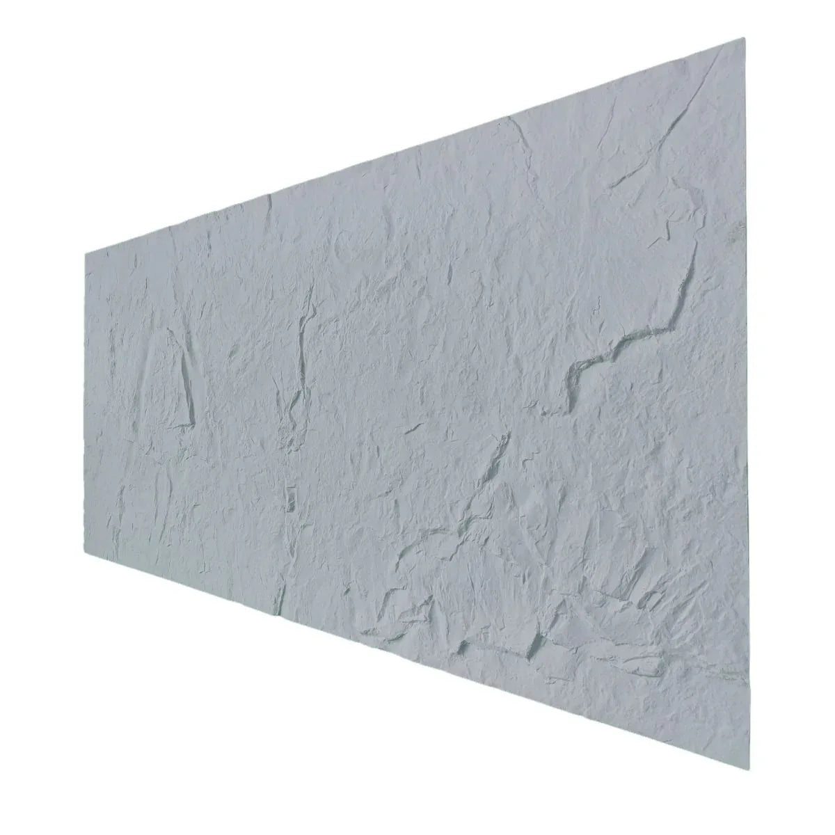 Set 4 panouri decorative din praf de piatra, Naimeed D7316, flexibile, ignifuge, strat protector ceramic, rezistente la razele UV, 120x60x0.2 cm, alb