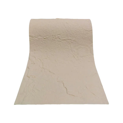 Panou decorativ din praf de piatra, Naimeed D7317, flexibil, ignifug, strat protector ceramic, rezistente la razele UV, 120x60x0.2 cm, crem