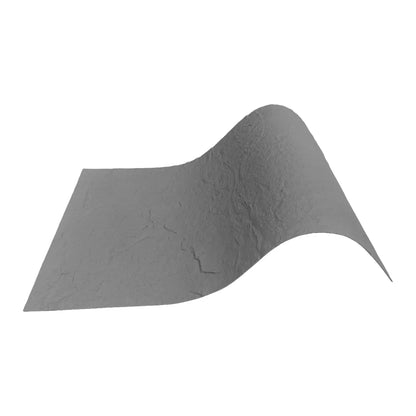 Set 8 panouri decorative din praf de piatra, Naimeed D7319, flexibile, ignifuge, strat protector ceramic, rezistente la razele UV, 120x60x0.2 cm, gri deschis