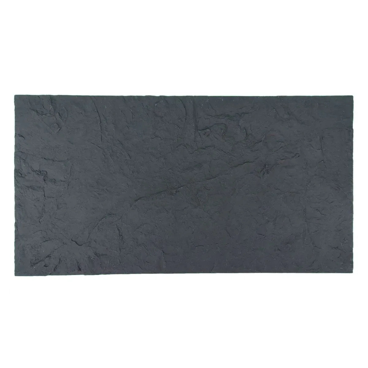 Panou decorativ din praf de piatra, Naimeed D7320, flexibil, ignifug, strat protector ceramic, rezistent la razele UV, 120x60x0.2 cm, gri inchis