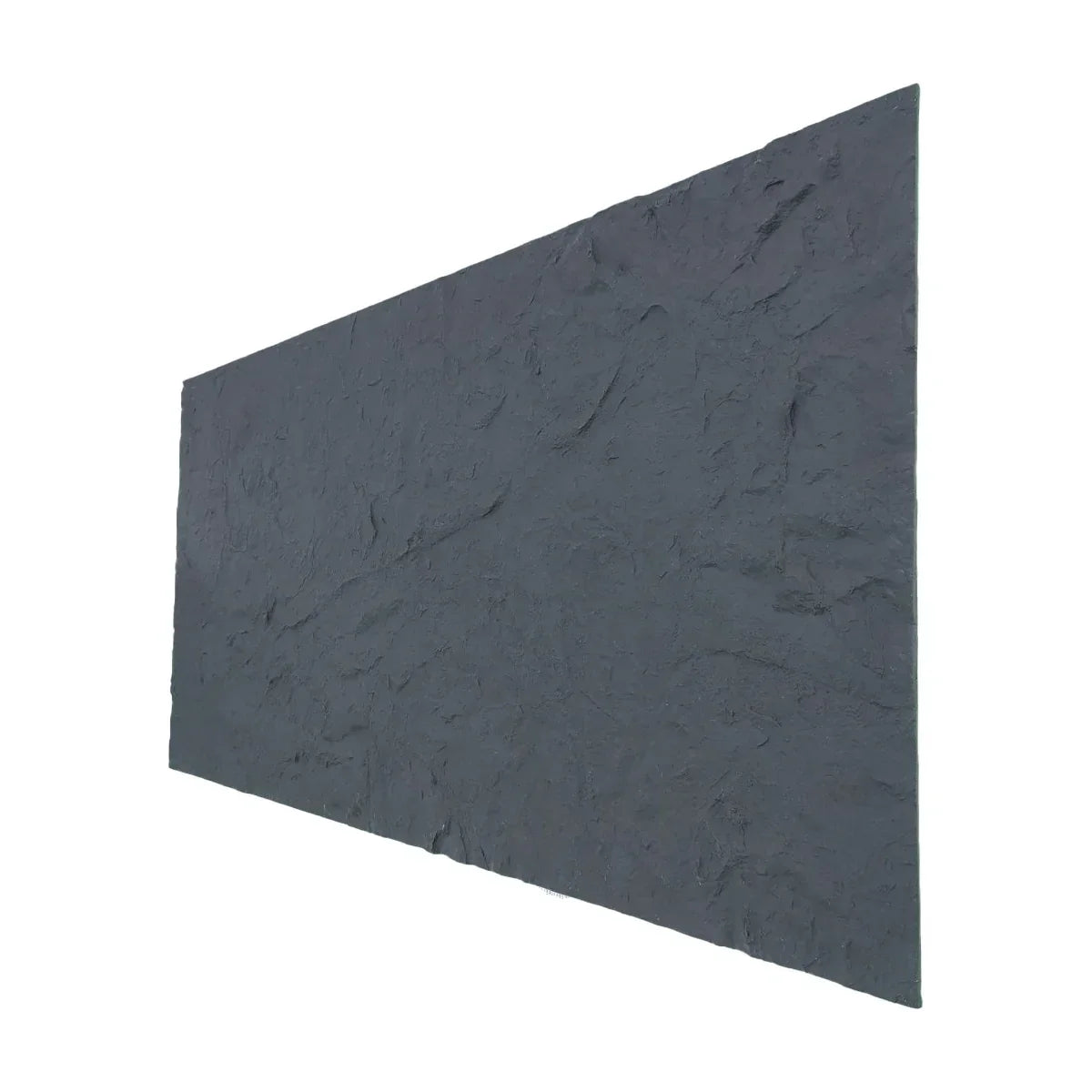 Set 10 panouri decorative din praf de piatra, Naimeed D7320, flexibile, ignifuge, strat protector ceramic, rezistente la razele UV, 120x60x0.2 cm, gri inchis
