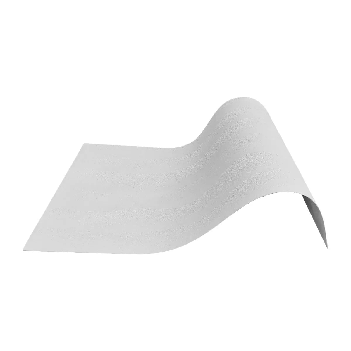Panou decorativ din praf de piatra, Naimeed D7321,flexibil, ignifug, strat protector ceramic, rezistent la razele UV, 120x60x0.2 cm, alb