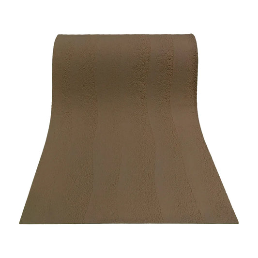 Panou decorativ din praf de piatra, Naimeed D7323, flexibil, ignifug, strat protector ceramic, rezistent la razele UV, 120x60x0.2 cm, maro