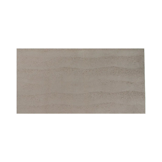 Panou decorativ din praf de piatra, Naimeed D7325, flexibil, ignifug, strat protector ceramic, rezistent la razele UV, 120x60x0.2 cm, maro deschis