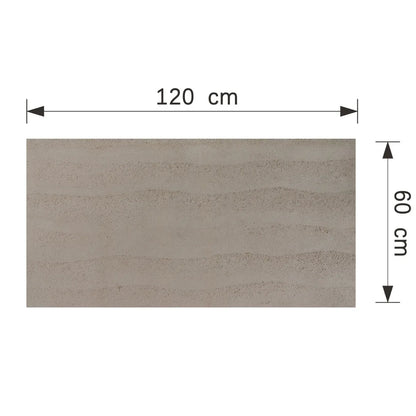 Set 16 panouri decorative din praf de piatra, Naimeed D7325, ignifuge, strat protector ceramic, rezistente la razele UV, 120x60x0.2 cm, maro deschis