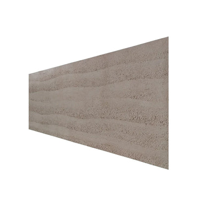Panou decorativ din praf de piatra, Naimeed D7325, flexibil, ignifug, strat protector ceramic, rezistent la razele UV, 120x60x0.2 cm, maro deschis