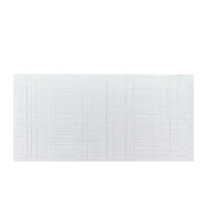 Set 12 panouri decorative din praf de piatra, Naimeed D7326, flexibile, ignifuge, strat protector ceramic, rezistente la razele UV, 120x60x0.2 cm, alb