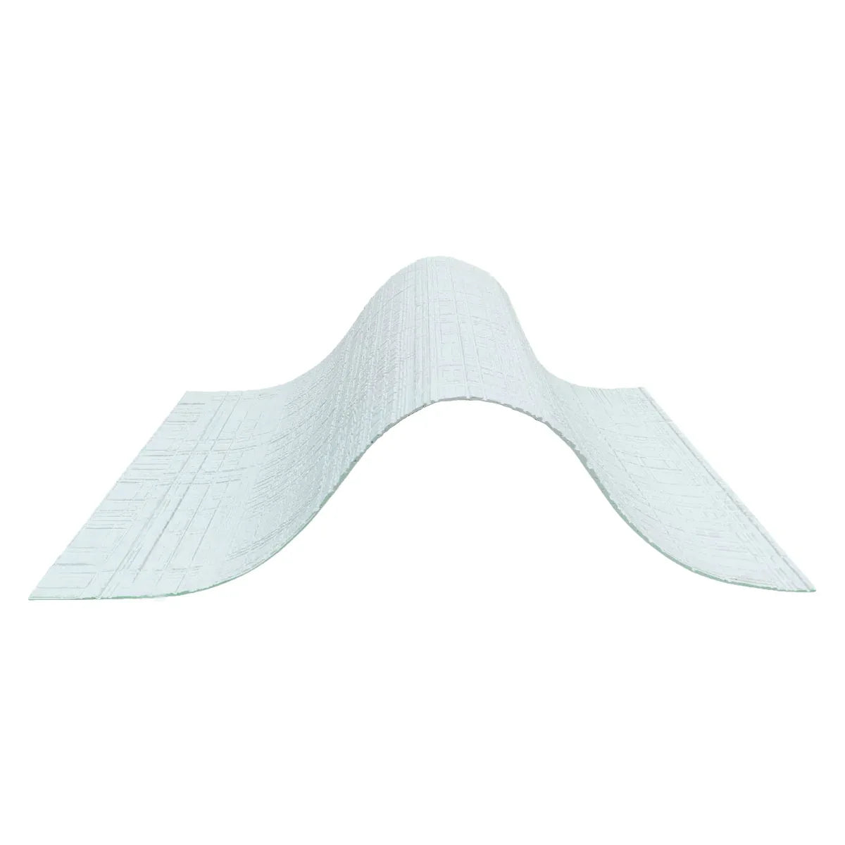 Set 8 panouri decorative din praf de piatra, Naimeed D7326, flexibile, ignifuge, strat protector ceramic, rezistente la razele UV, 120x60x0.2 cm, alb