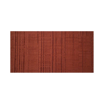 Set 9 panouri decorative din praf de piatra, Naimeed D7328, flexibile, ignifuge, rezistente la razele UV, 120x60x0.2 cm, rosu caramiziu