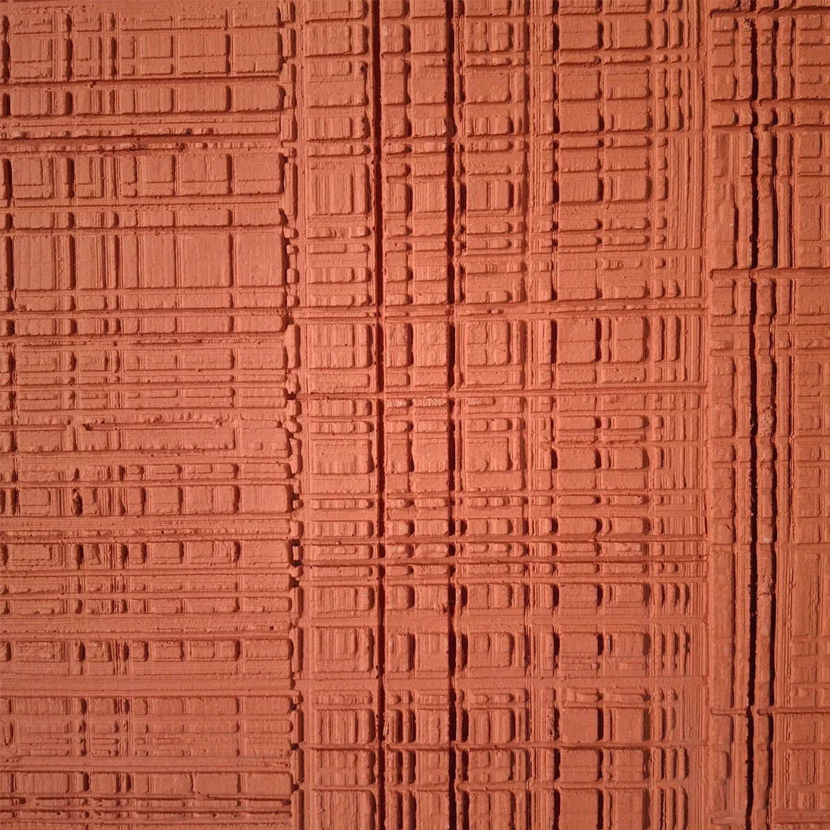 Panou decorativ din praf de piatra, Naimeed D7328, flexibil, ignifug, rezistent la razele UV, 120x60x0.2 cm, rosu caramiziu