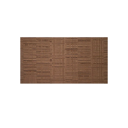 Panou decorativ din praf de piatra, Naimeed D7329, flexibil, ignifug, strat protector ceramic, rezistent la razele UV, 120x60x0.2 cm, maro scortisoara