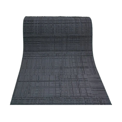 Set 10 panouri decorative din praf de piatra, Naimeed D7330, flexibile, ignifuge, strat protector ceramic, rezistente la razele UV, 120x60x0.2 cm, gri antracit