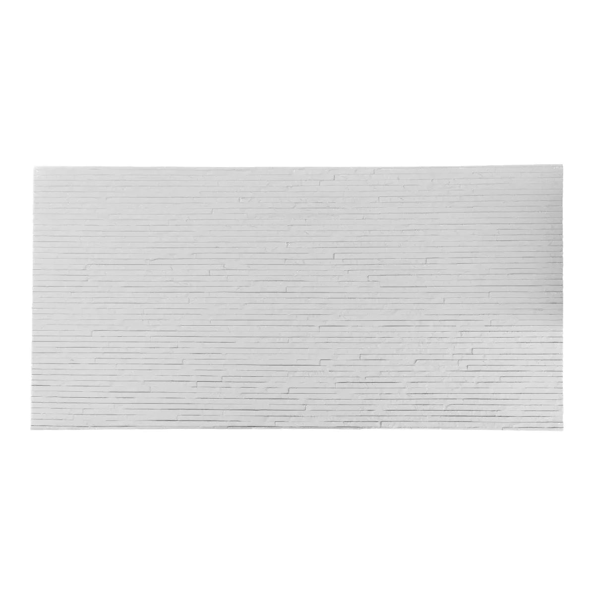 Set 16 panouri decorative din praf de piatra, Naimeed D7331, flexibile, ignifuge, strat protector ceramic, rezistente la razele UV, 120x60x0.2 cm, alb
