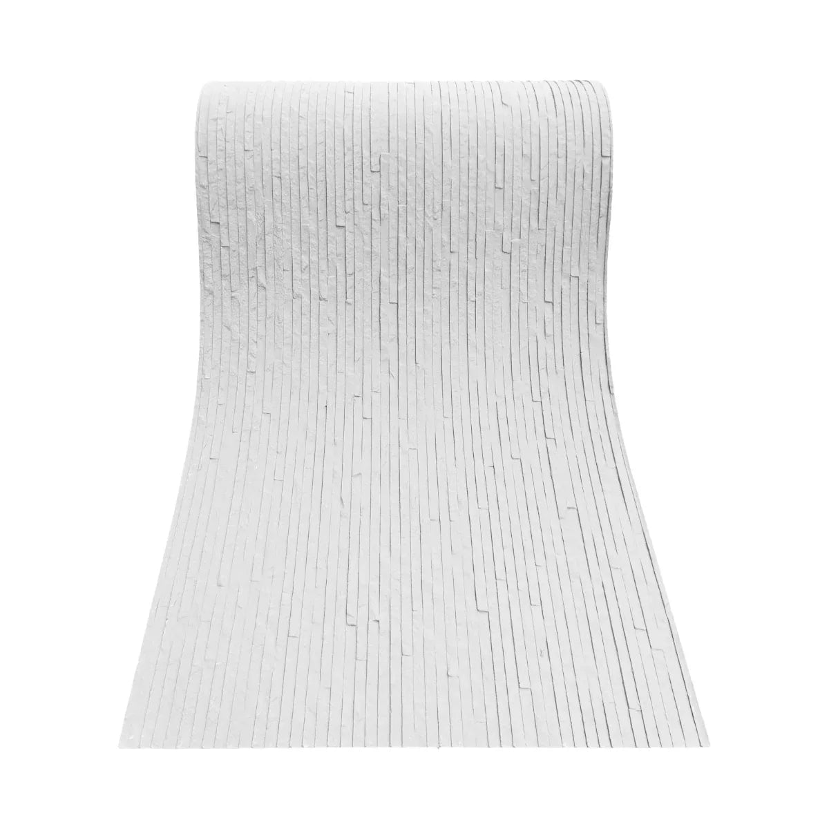 Set 14 panouri decorative din praf de piatra, Naimeed D7331, flexibile, ignifuge, strat protector ceramic, rezistente la razele UV, 120x60x0.2 cm, alb