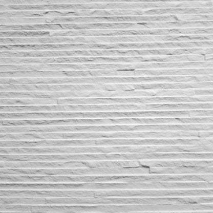 Set 16 panouri decorative din praf de piatra, Naimeed D7331, flexibile, ignifuge, strat protector ceramic, rezistente la razele UV, 120x60x0.2 cm, alb