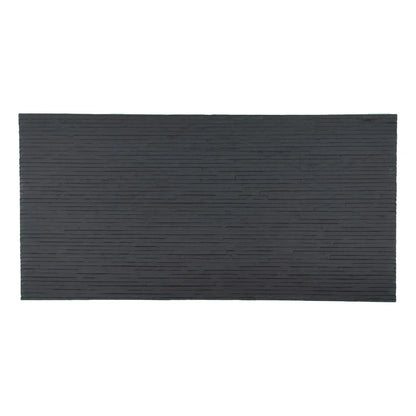 Panou decorativ din praf de piatra, Naimeed D7333, flexibil, ignifug, strat protector ceramic, rezistent la razele UV, 120x60x0.2 cm, gri antracit