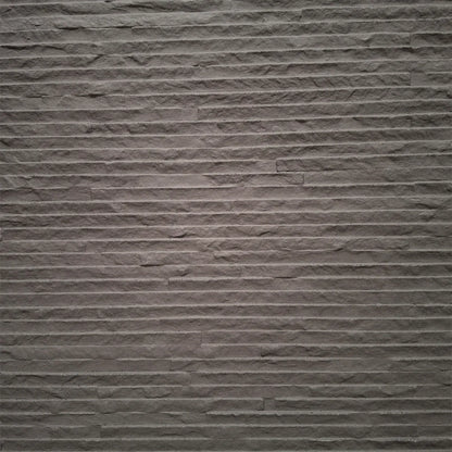 Panou decorativ din praf de piatra, Naimeed D7333, flexibil, ignifug, strat protector ceramic, rezistent la razele UV, 120x60x0.2 cm, gri antracit