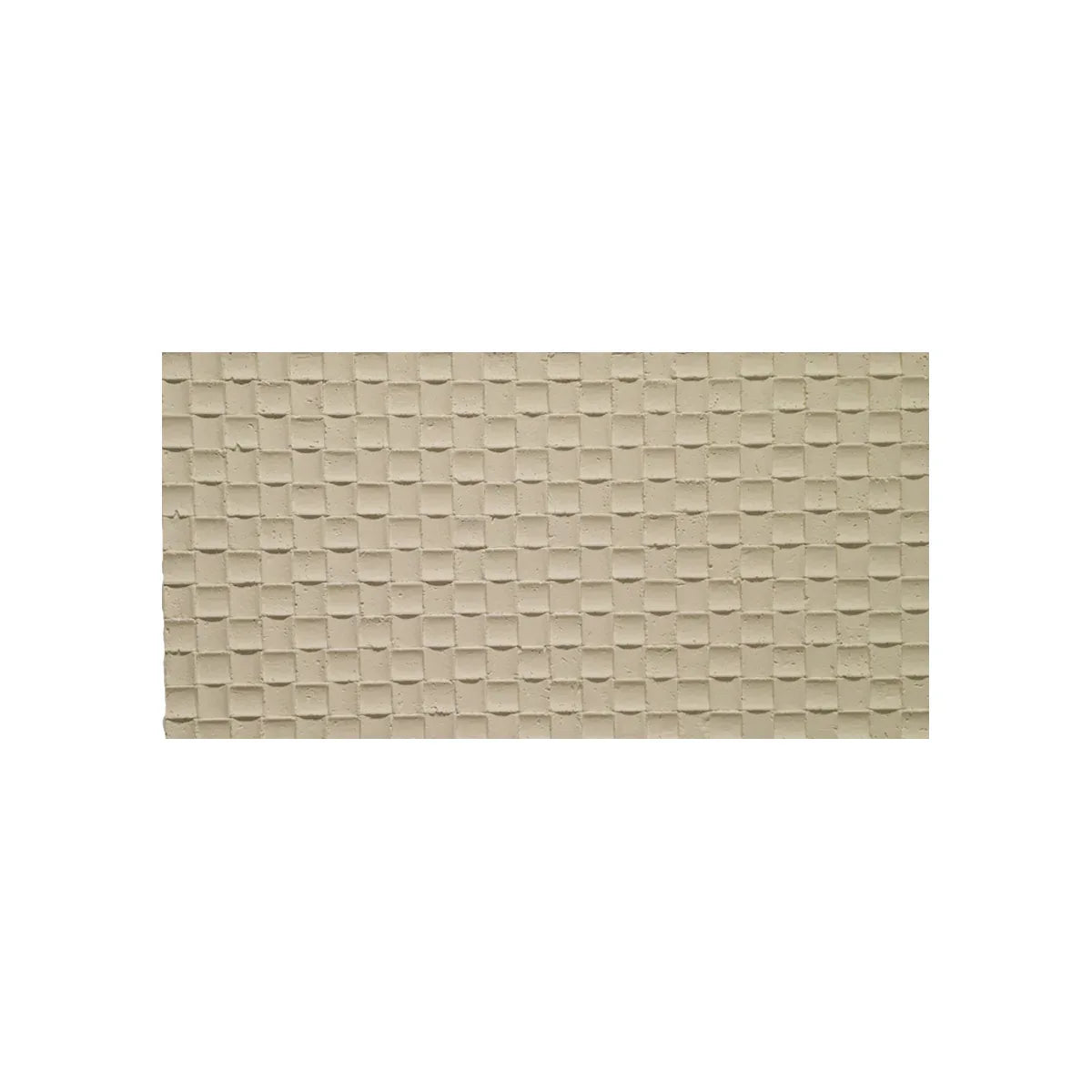 Set 6 panouri decorative din praf de piatra, Naimeed D7340, flexibile, ignifuge, strat protector ceramic, rezistente la razele UV, 120x60x0.2 cm, bej galbui