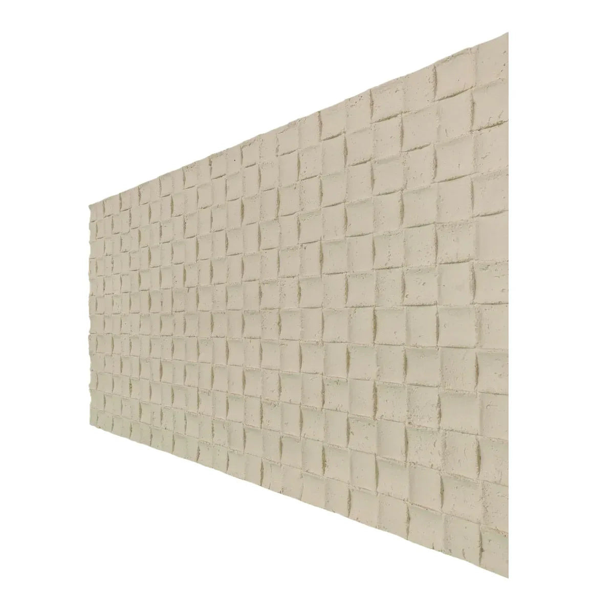 Panou decorativ din praf de piatra, Naimeed D7340, flexibil, ignifug, strat protector ceramic, rezistent la razele UV, 120x60x0.2 cm, bej galbui