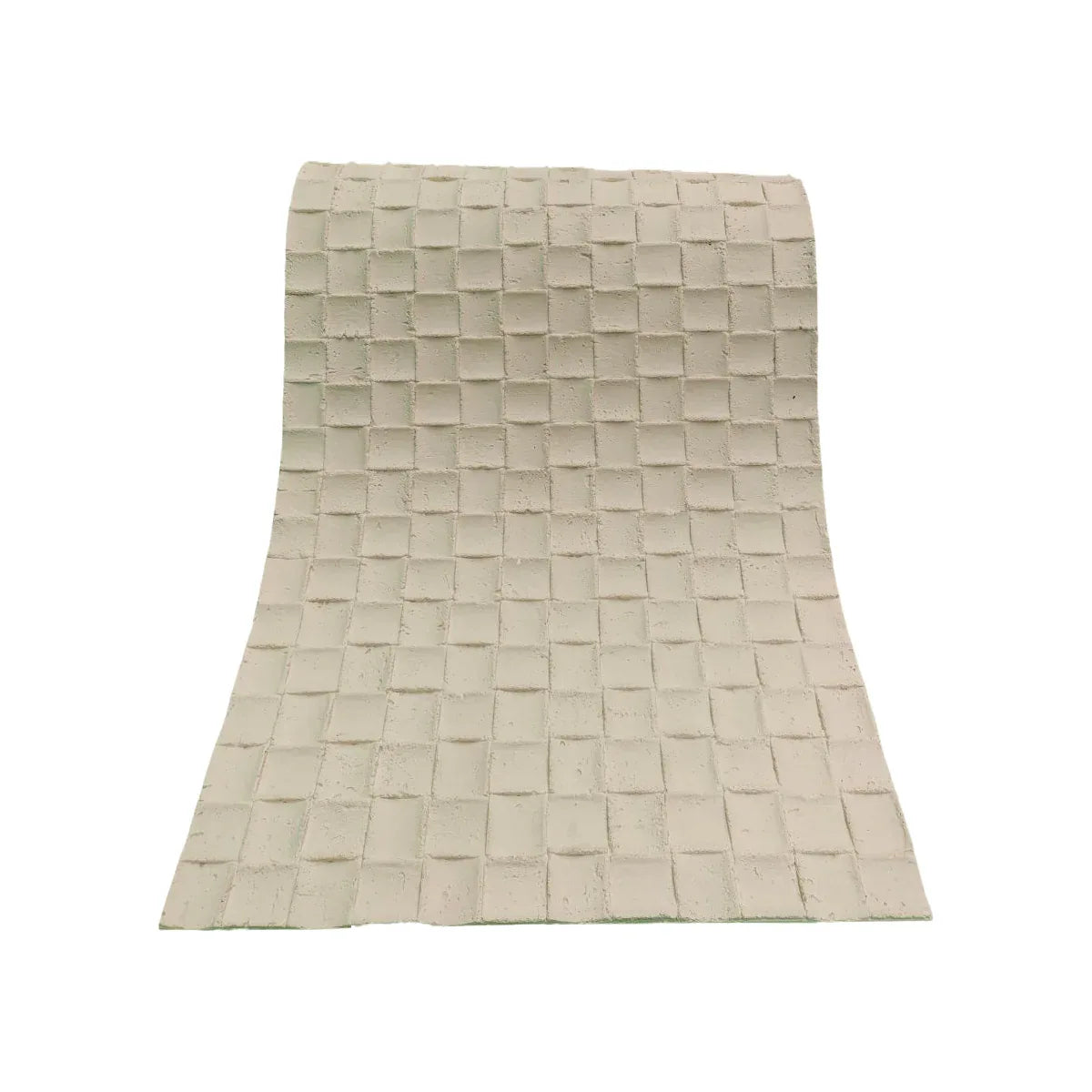Set 6 panouri decorative din praf de piatra, Naimeed D7340, flexibile, ignifuge, strat protector ceramic, rezistente la razele UV, 120x60x0.2 cm, bej galbui