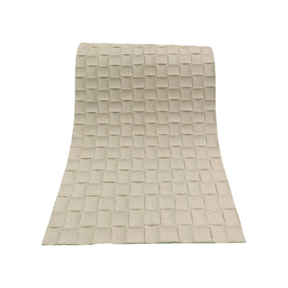 Set 6 panouri decorative din praf de piatra, Naimeed D7340, flexibile, ignifuge, strat protector ceramic, rezistente la razele UV, 120x60x0.2 cm, bej galbui