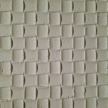 Set 6 panouri decorative din praf de piatra, Naimeed D7340, flexibile, ignifuge, strat protector ceramic, rezistente la razele UV, 120x60x0.2 cm, bej galbui