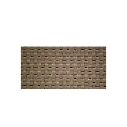 Set 6 panouri decorative din praf de piatra, Naimeed D7341, flexibile, ignifuge, strat protector ceramic, rezistente la razele UV, 120x60x0.2 cm, maro deschis