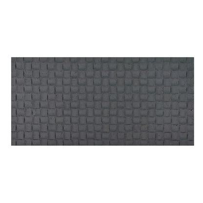 Set 9 panouri decorative din praf de piatra, Naimeed D7343, flexibile, ignifuge, strat protector ceramic, rezistente la razele UV, 120x60x0.2 cm, gri inchis