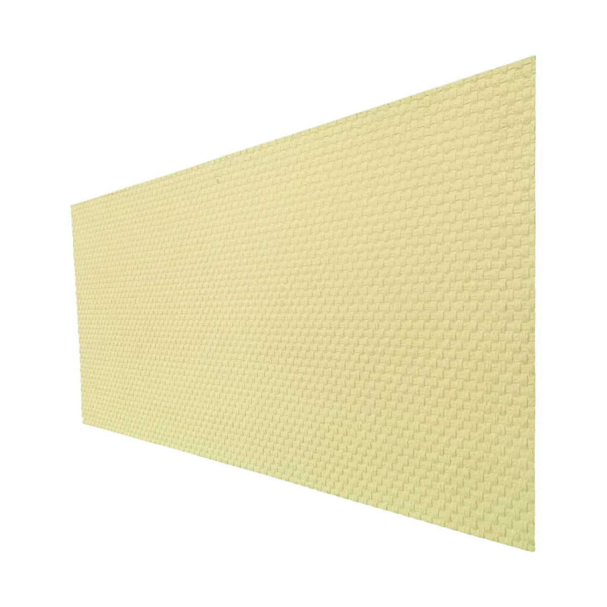 Set 6 panouri decorative din praf de piatra, Naimeed D7345, flexibile, ignifuge, strat protector ceramic, rezistente la razele UV, 120x60x0.2 cm, galben pal