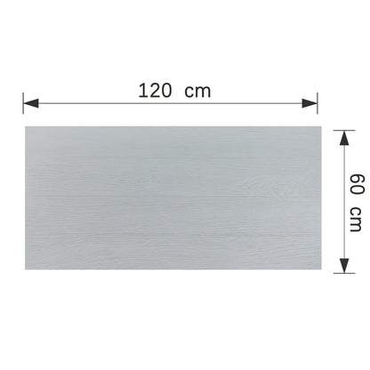Panou decorativ din praf de piatra, Naimeed D7348, flexibil, ignifug, strat protector ceramic, rezistent la razele UV, 120x60x0.2 cm, gri pastel