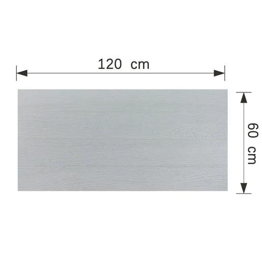 Panou decorativ din praf de piatra, Naimeed D7348, flexibil, ignifug, strat protector ceramic, rezistent la razele UV, 120x60x0.2 cm, gri pastel