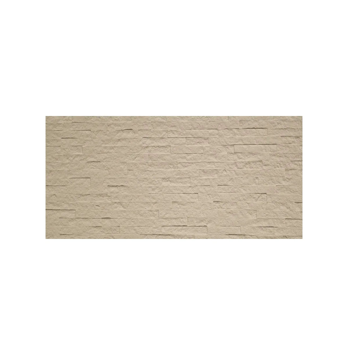 Set 12 panouri decorative din praf de piatra, Naimeed D7351, flexibile, ignifuge, strat protector ceramic, rezistente la razele UV, 120x60x0.2 cm, bej vanilie
