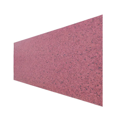 Set 16 panouri decorative din praf de piatra, Naimeed D7355, ignifuge, strat protector ceramic, rezistente la razele UV, 120x60x0.2 cm, granit roscat
