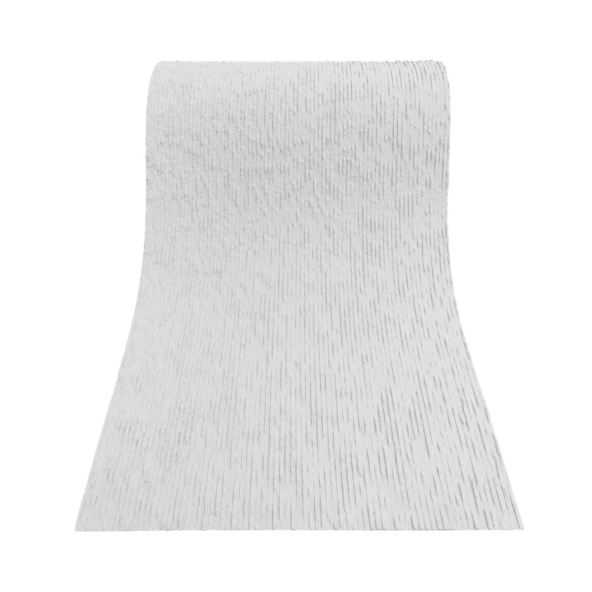 Set 12 panouri decorative din praf de piatra, Naimeed D7356, flexibile, ignifuge, strat protector ceramic, rezistente la razele UV, 120x60x0.2 cm, alb