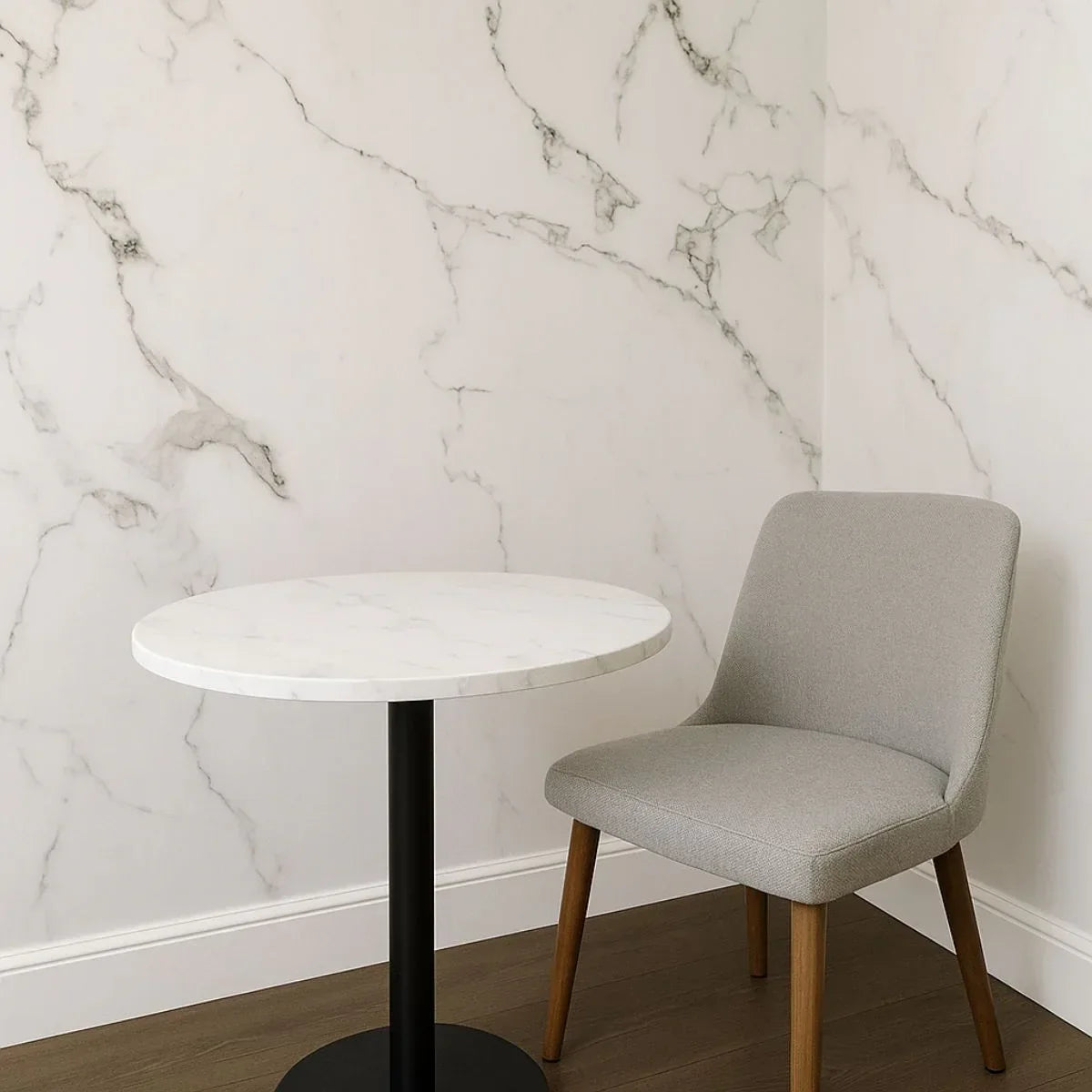 Rola panou autoadeziv, Naimeed D7365, design modern, 2.5mm grosime, 120x280cm, Alb