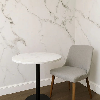 Rola panou autoadeziv, Naimeed D7365, design modern, 2.5mm grosime, 120x280cm, Alb