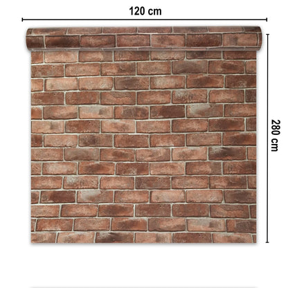 Rola panou autoadeziv, Naimeed D7372, design modern, 2.5mm grosime, 120x280cm, Maro